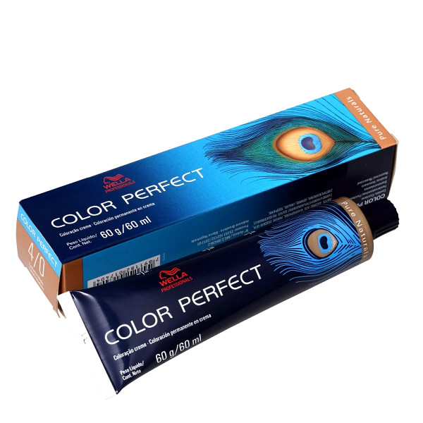 Wella Color Perfect 4.0 Castanho Medio Coloracao Permanente 60g em Oferta na Shopee