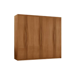 Guarda Roupa Casal Dunas MDF 6 Portas e 2 Gavetas Moderna