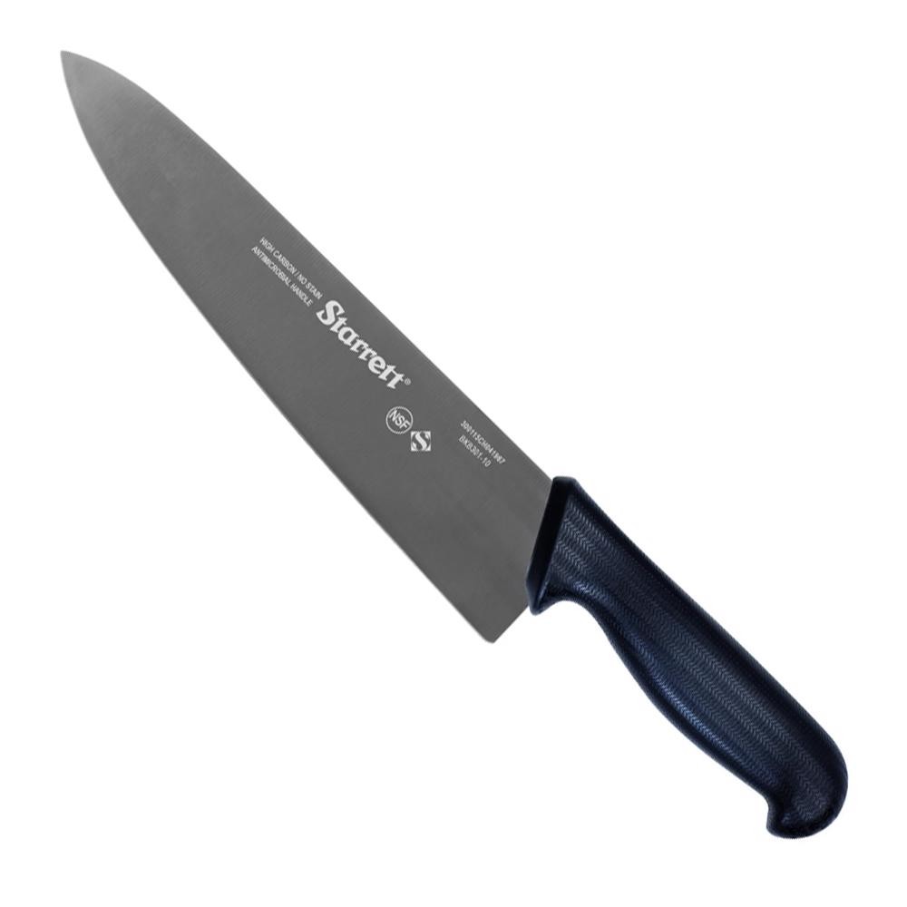 Faca de Carne Para Refile de Mesa Lâmina Triangular Larga 10'' Com Cabo Preto (BKB301-10) - Starrett em Oferta na Shopee