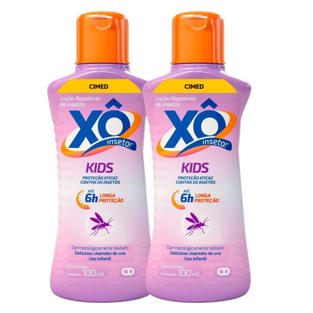 Kit 2 und Xô Inseto Kids Loção 100ml