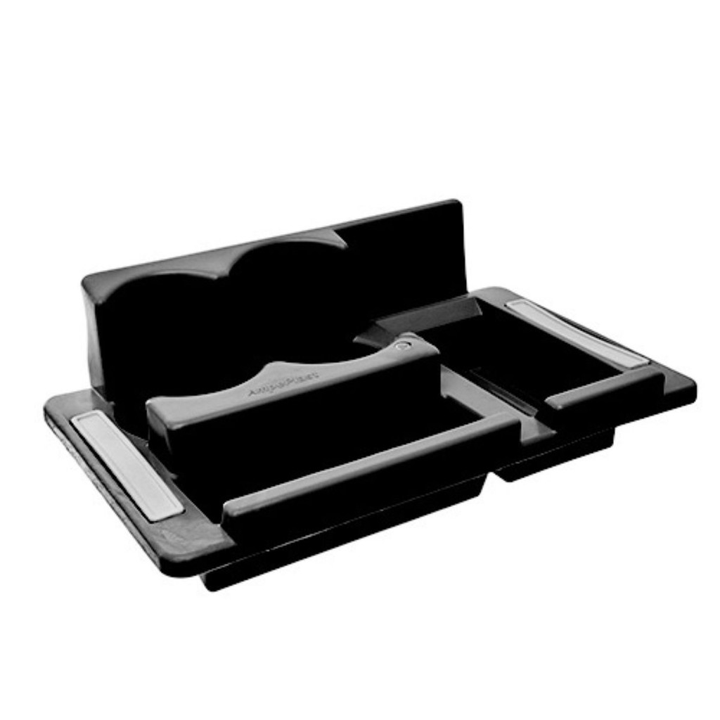 Porta detergente de plástico preto ou cinza. em Oferta na Shopee