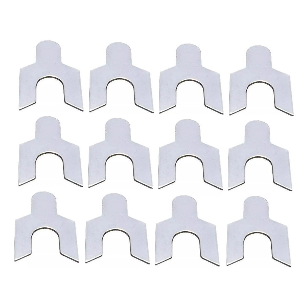 Kit 12 Calços Ajuste Cambagem Fiat Uno 0,50-1mm 2mm-3mm