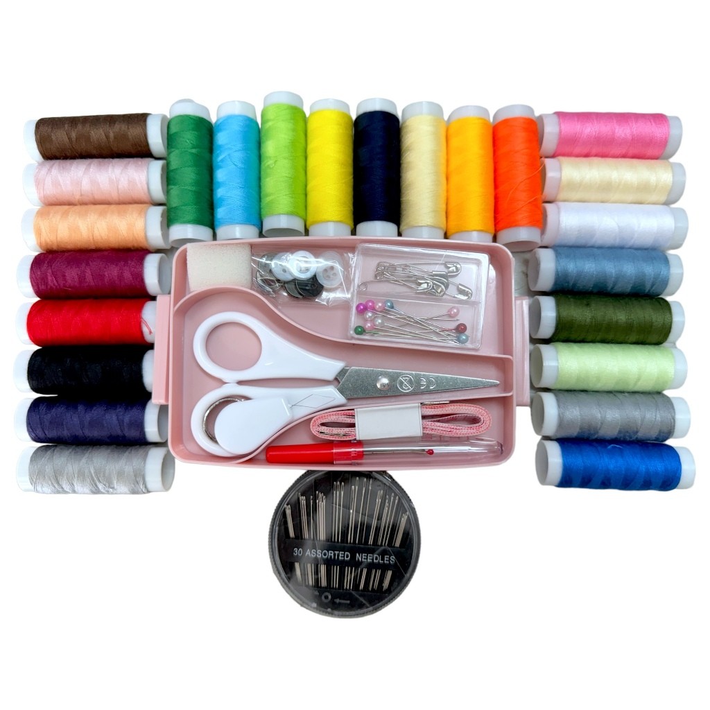 Kit De Costura Completo Com 84 Peças E Estojo para reparos e viagem