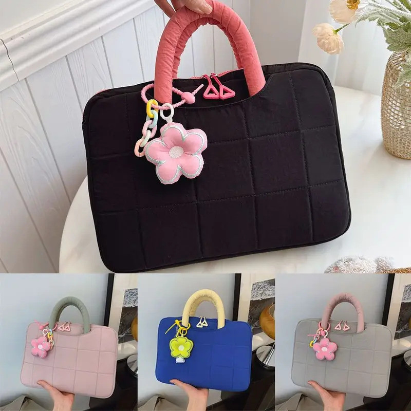 Bolsa Fofa Para Laptop À Prova De Choque MacBook Air 13 2025 M4 13.6 Polegadas A3240 Capa M2 Pro 13.3 14 16 Manga 15 202