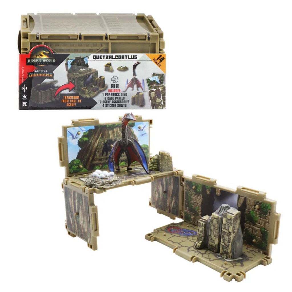 Jurassic World Rebirth Captivz Dinorama Quetzalcoatlus - Fun