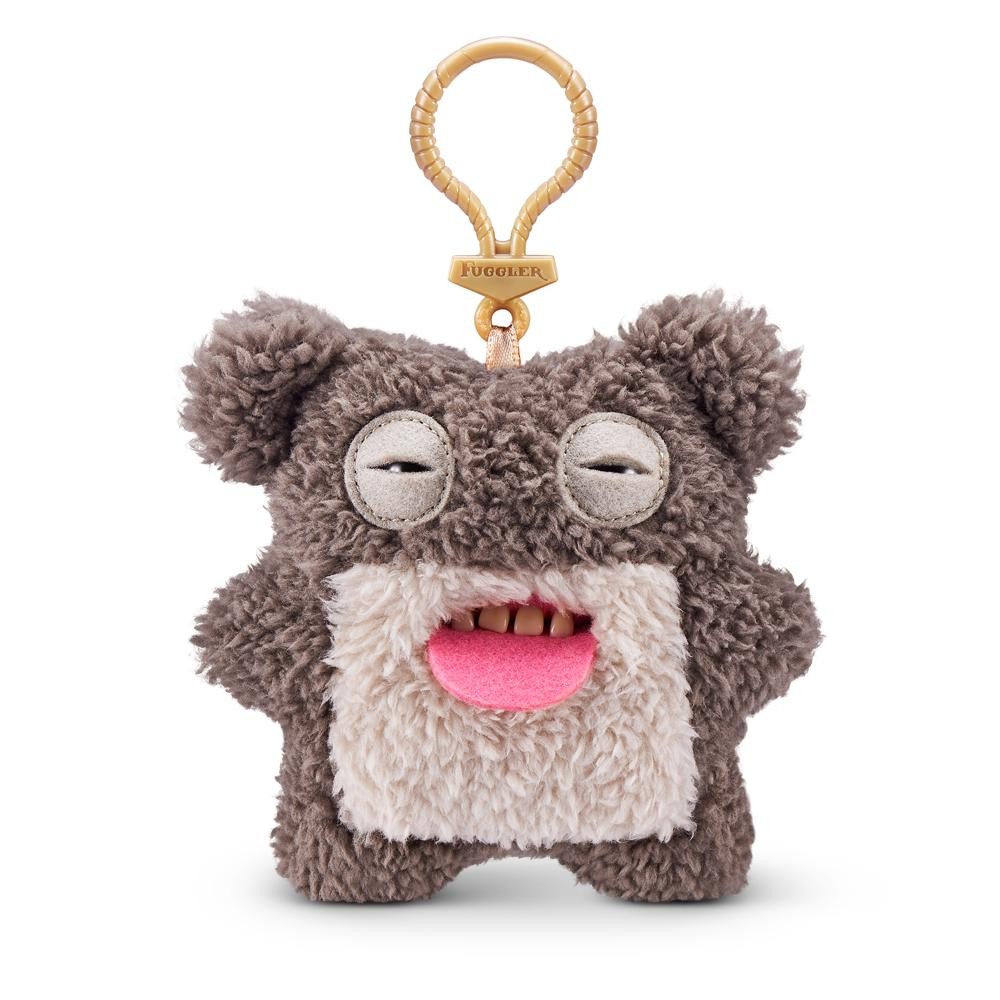 Chaveiro de Pelúcia Fuggler Key Rings 13cm - Cinza em Oferta na Shopee