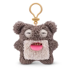 Chaveiro de Pelúcia Fuggler Key Rings 13cm - Cinza