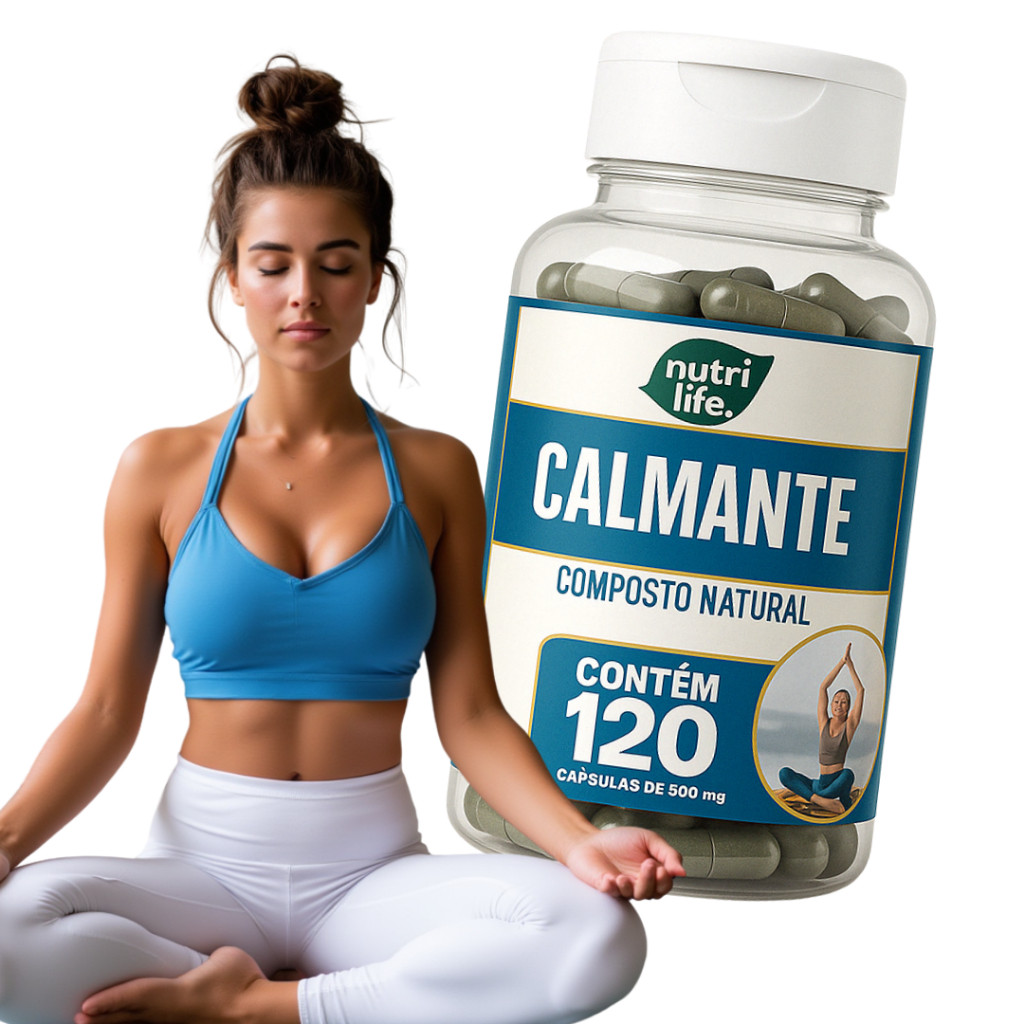 Composto Anti Cansaço Físico e Mental 120 Cápsulas