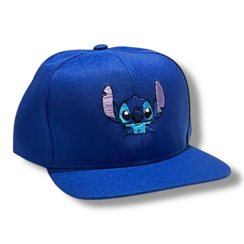 boné infantil Stitch e Angel - Aba reta