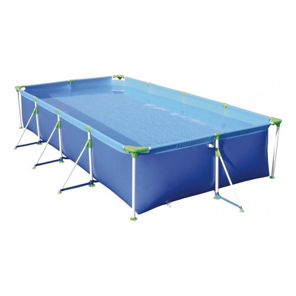 Piscina Premium Estruturada 5000 Litros Azul Retangular Mor em Oferta na Shopee