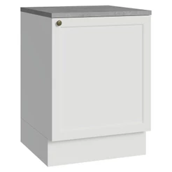 Balcão de Cozinha 60 cm 1 Porta Branco Vik Madesa