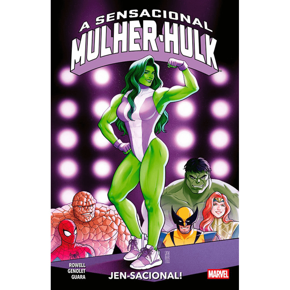 Capa do livro Comics - A Sensacional Mulher-Hulk (2025) Vol. 1 - Editora Panini