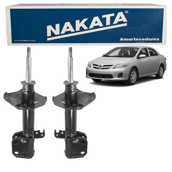 Par Amortecedor dianteiro Corolla 2008 até 2013 Nakata em Oferta na Shopee