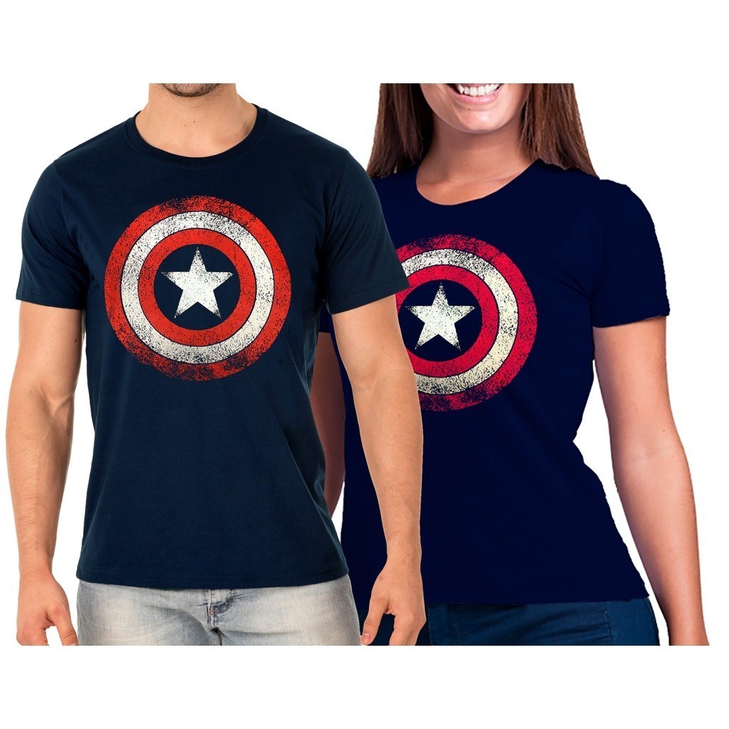 CAMISETA UNISEX CAPITÃO AMÉRICA ALGODÃO PREMIUM ENVIO IMEDIATO