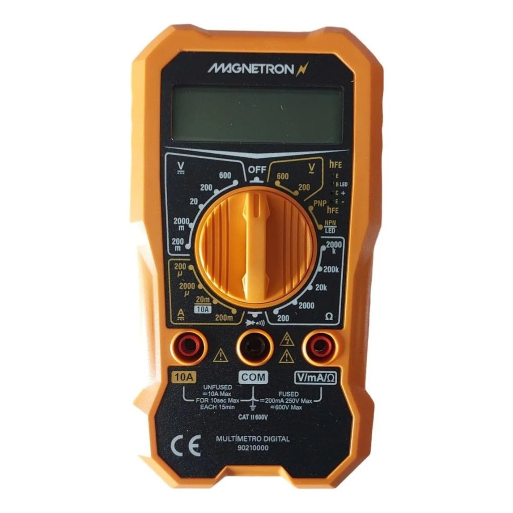 Magnetron 90210000 Multímetro Digital Universal 10a 600v Completo em Oferta na Shopee