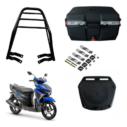 KIT BAGAGEIRO NEO 125 2014 a 2025 + BAULETO STONED 35L