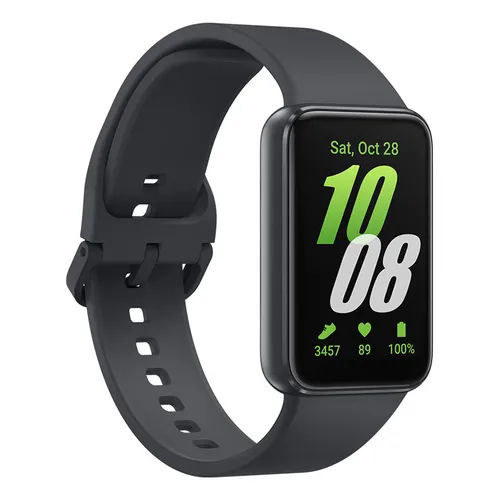 Smartwatch Samsung Galaxy Fit 3 Sm-R390 Relógio Digital 40mm Grafite · foto 2