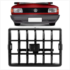 Grade Difusor Ar Painel Gol Parati Saveiro Quadrada 88 89 90 91 92 93 94 Preta