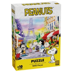 QUEBRA CABEÇA PEANUTS SNOOPY 1000 PEÇAS GROW PUZZLE QUADRINHOS CHARLIE BROWN DESENHO CACHORRO AMIGOS
