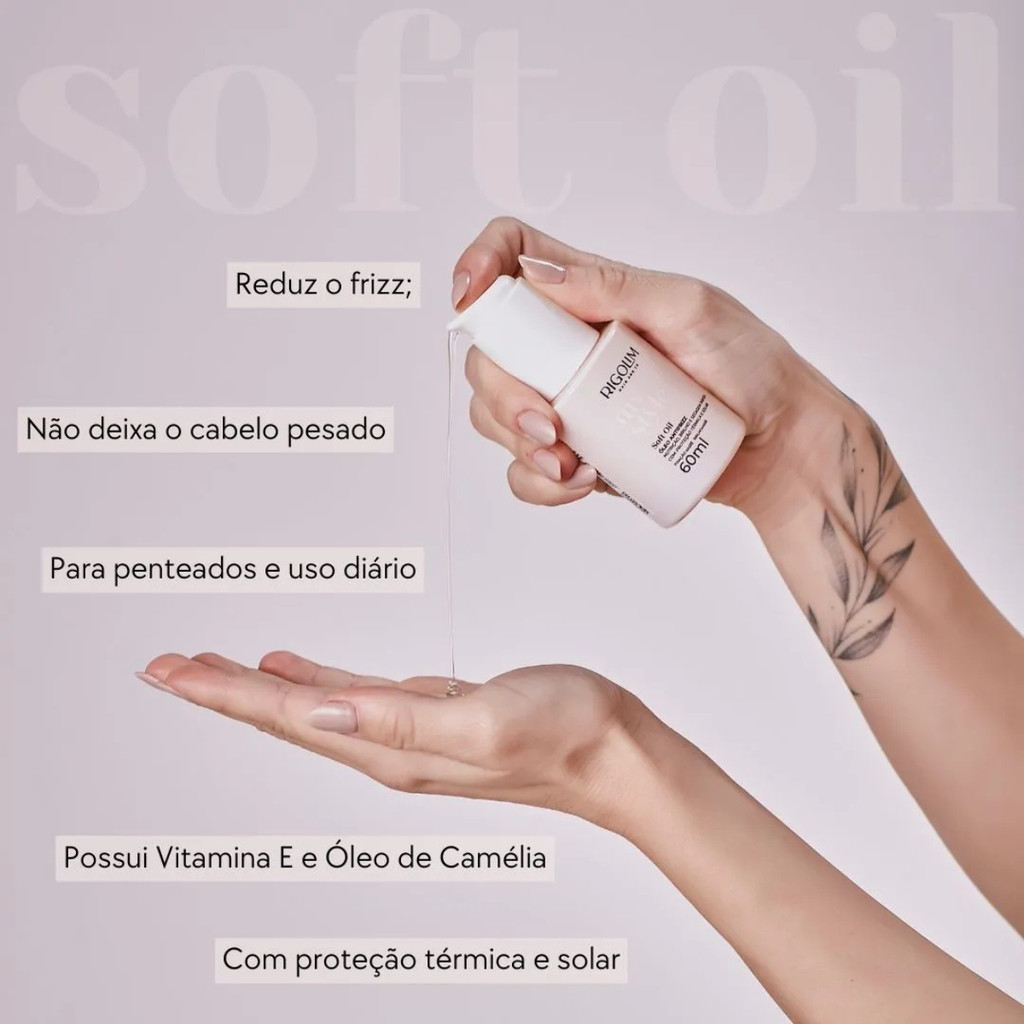 SOFT OIL CLEAN OIL RIGOLIM HAIR AND CO PARA CABELOS NUTRIDOS, SEDOSOS E SEM FRIZZ — imagem 2 de 2