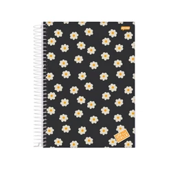 Caderno 1 Matéria Universitario Feminino Stella - Jandaia MODELO:FLOR