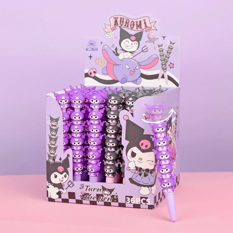 Kit 1/2 Peças - Caneta Gel de Sanrio Kuromi em Silicone em Oferta na Shopee