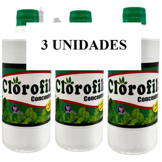 3 und Clorofila - Garrafa 500ml (cada) em Oferta na Shopee