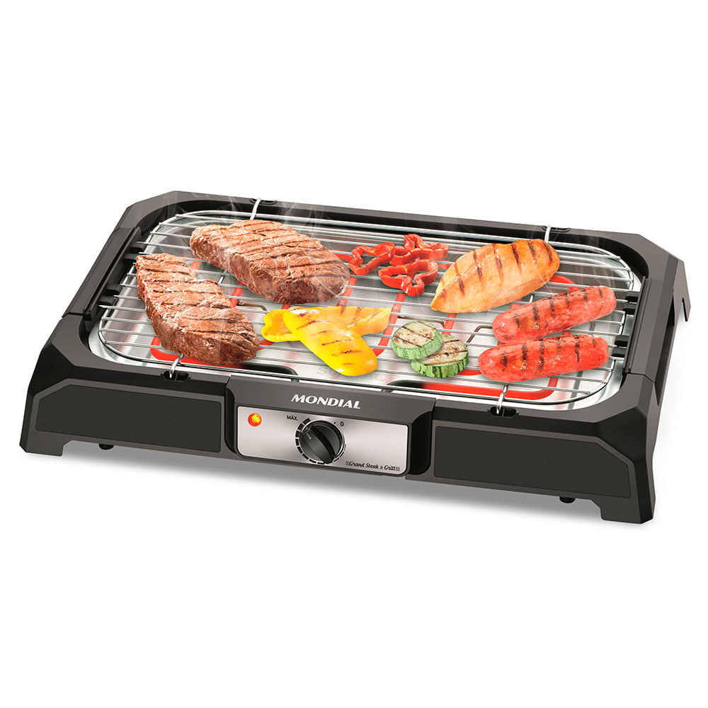 Churrasqueira Elétrica Mondial Grand Steak & Grill CH-05 em Oferta na Shopee