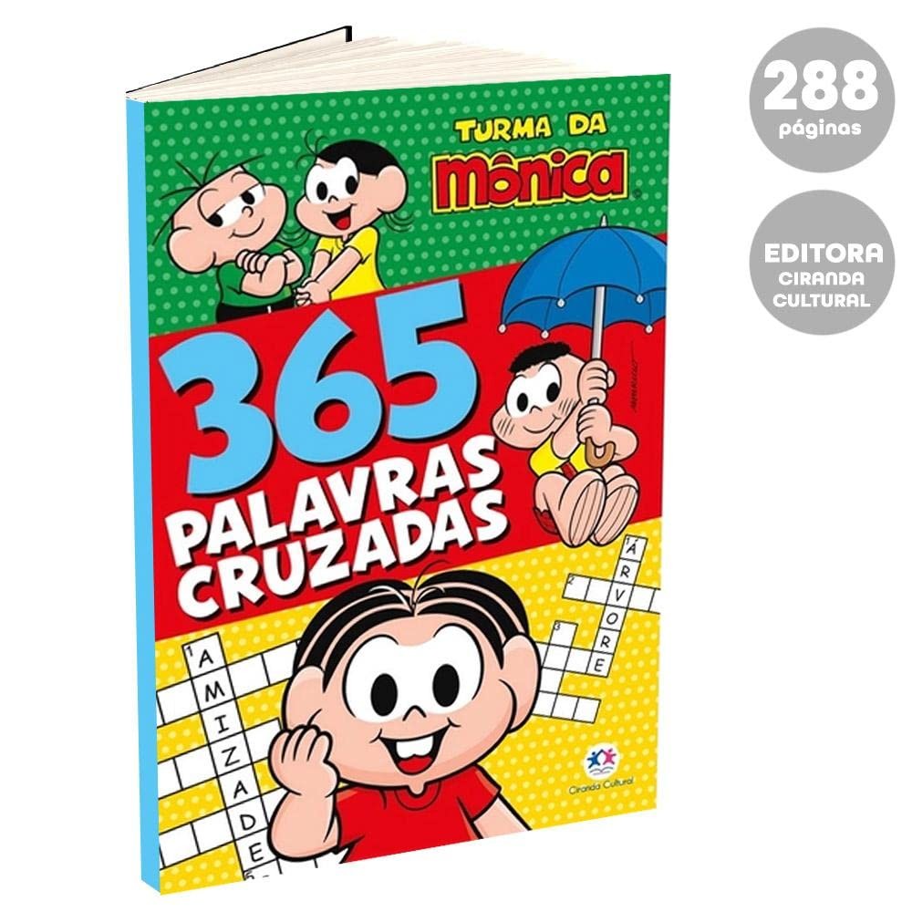 365 Palavras Cruzadas | Turma da Mônica em Oferta na Shopee