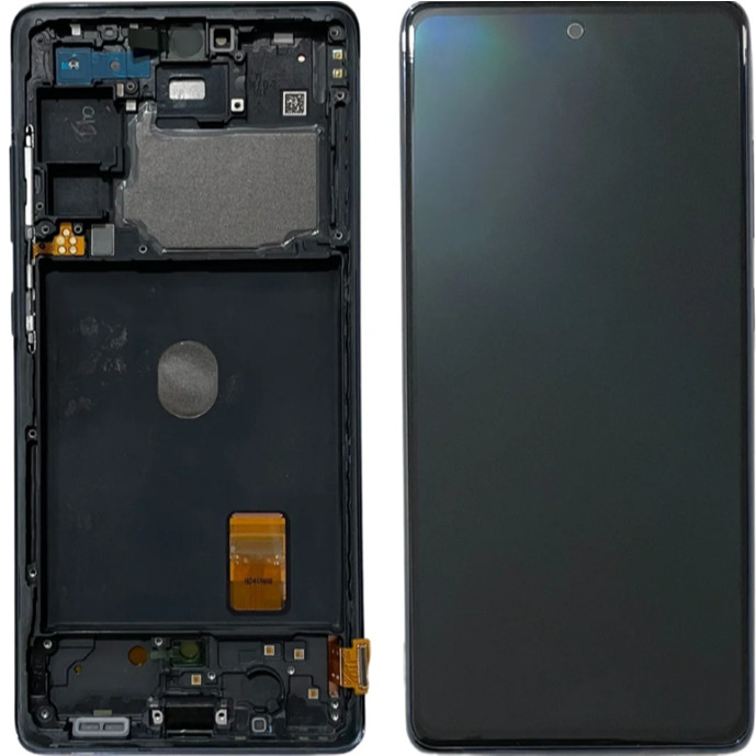 Tela Samsung Galaxy S20 FE com aro Azul Original ✅ Qualidade Premium com digital em Oferta na Shopee