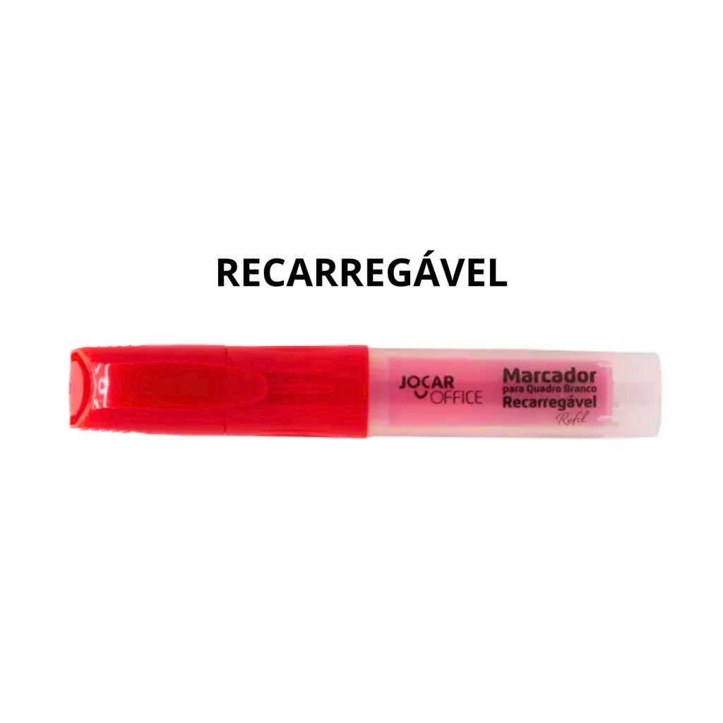 Kit Com 3 Marcadores Para Quadro Branco Recarregável - JOCAR · foto 2
