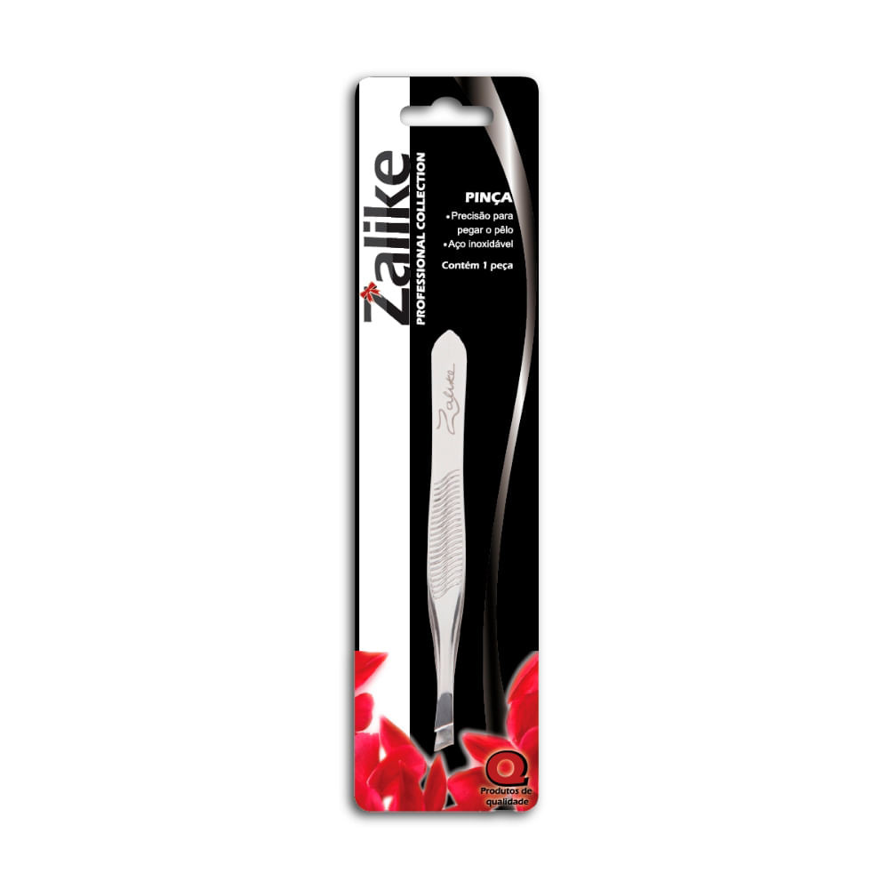 Pinça Zalike Professsional Collection Ponta Diagonal com 1 Unidade - Beauty