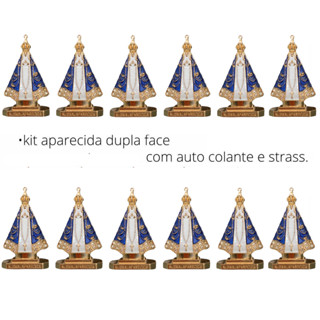 Atacado Kit C/12 Santinha Nossa Senhora Aparecida Painel Carro 2Cores em Oferta na Shopee