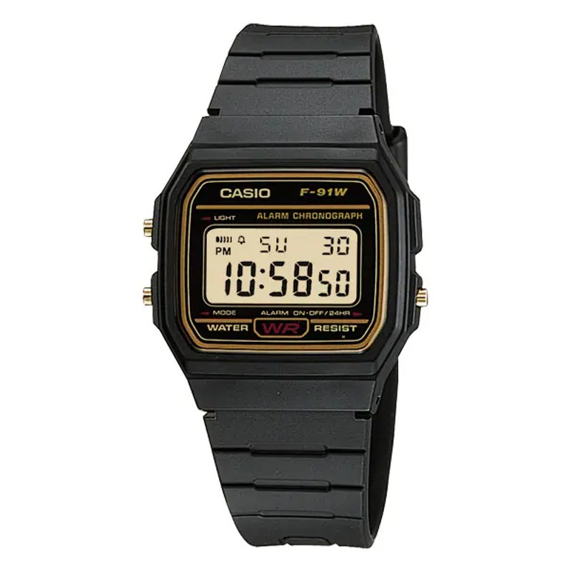 Relógio Casio Unissex Digital F-91WG-9QDF