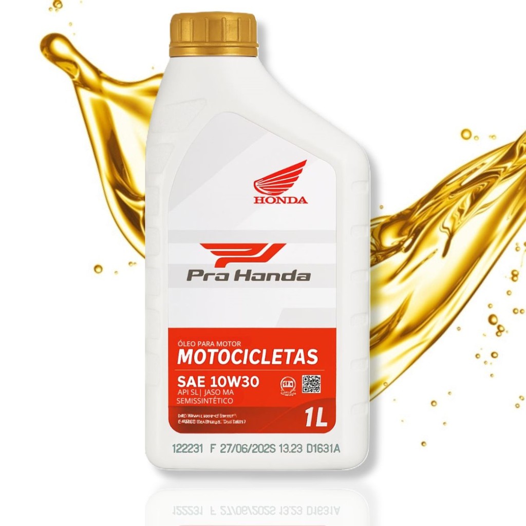 Óleo Honda 10w30 Semissintético 4 Tempos 1 Litro em Oferta na Shopee