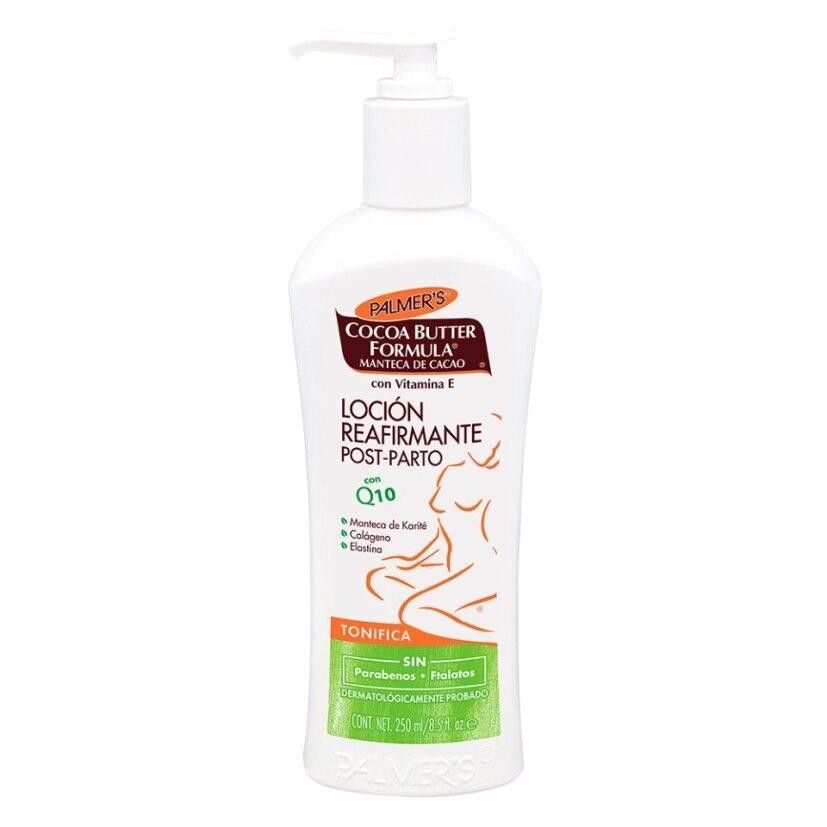 Loção Palmers Cocoa Butter Firmadora da Pele e Pós Parto Q10 250ml em Oferta na Shopee