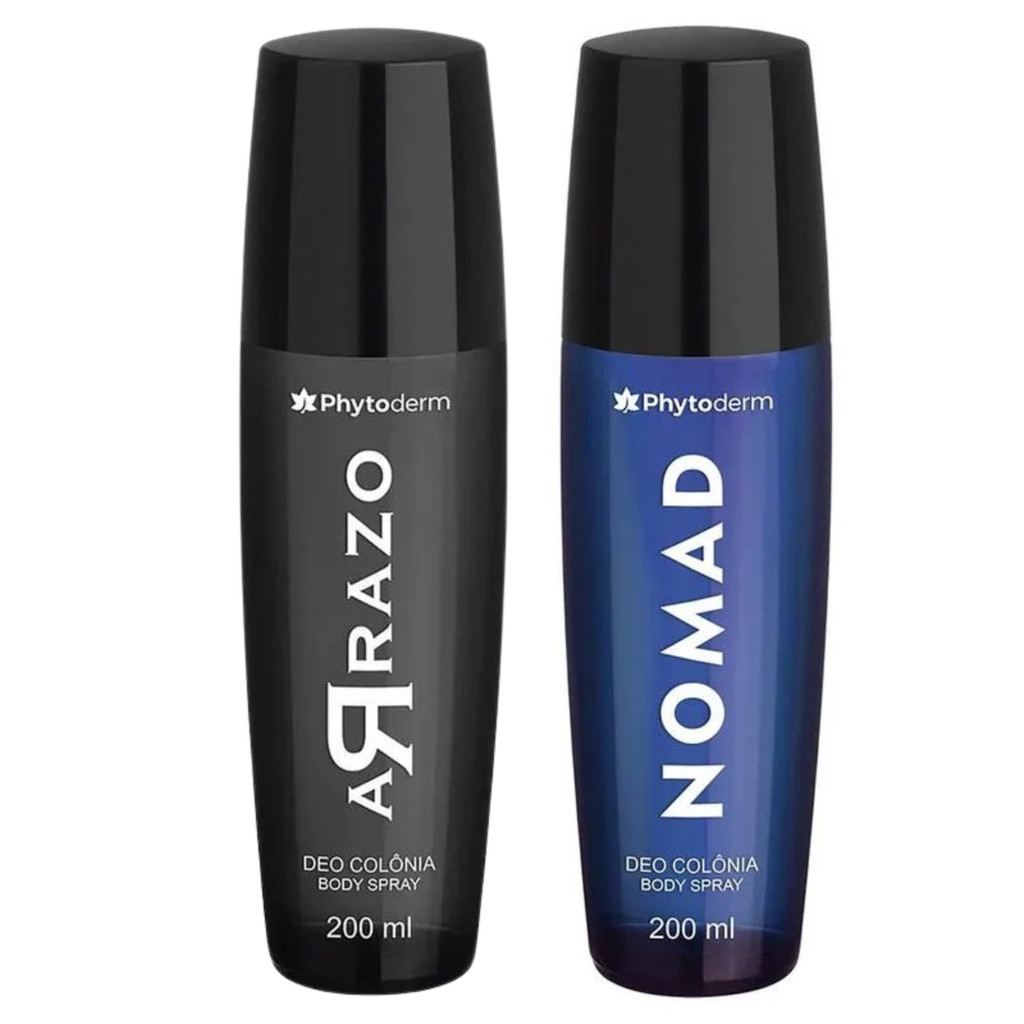 Kit Arrazo + Nomad Body Spray Perfume Masculino - Deo Colônia - 200ml
