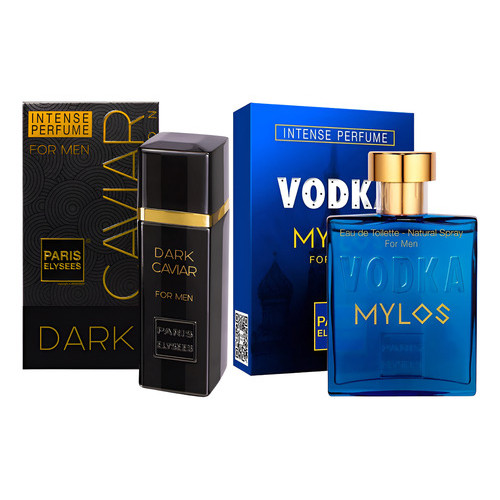 Kit 1 Dark Caviar + 1 Vodka Mylos Paris Elysees
