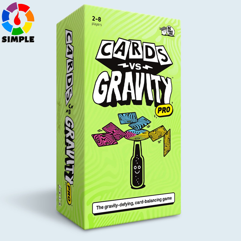 Big Potato Cards vs Gravity Pro: Ultimate Stacking & Balancing Travel Game | Waterproof Card Game