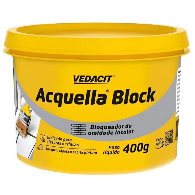 Acquella Block - Bloqueador de umidade incolor 400g em Oferta na Shopee