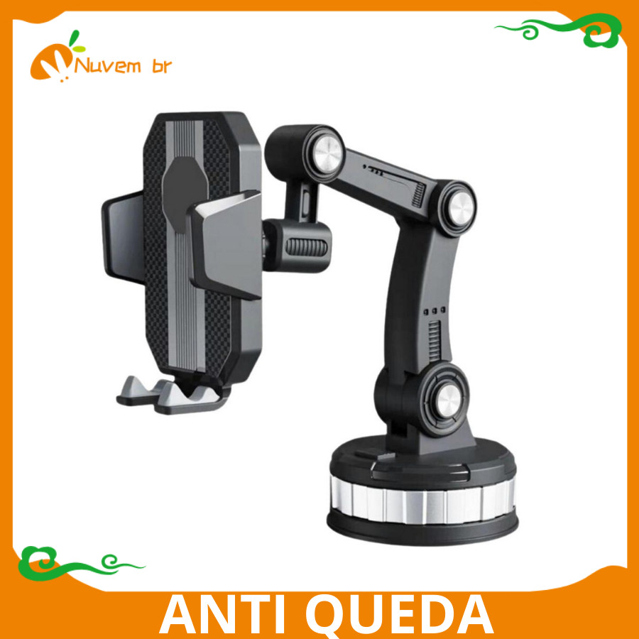 Suporte Anti Queda Pra Celular Veicular 360 Adsorção Vácuo Dupla Face Vidro universal anti queda GPS ventosa