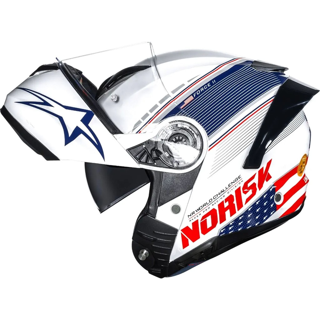 Capacete Escamoteável Force II Grand Prix Usa Norisk — imagem 2 de 2