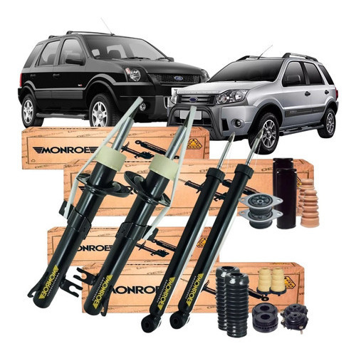 4 Amortecedores Originais Monroe + Kits Ecosport 2003 2004 2005 2006 2007 2008 2009 2010 2011 2012 em Oferta na Shopee