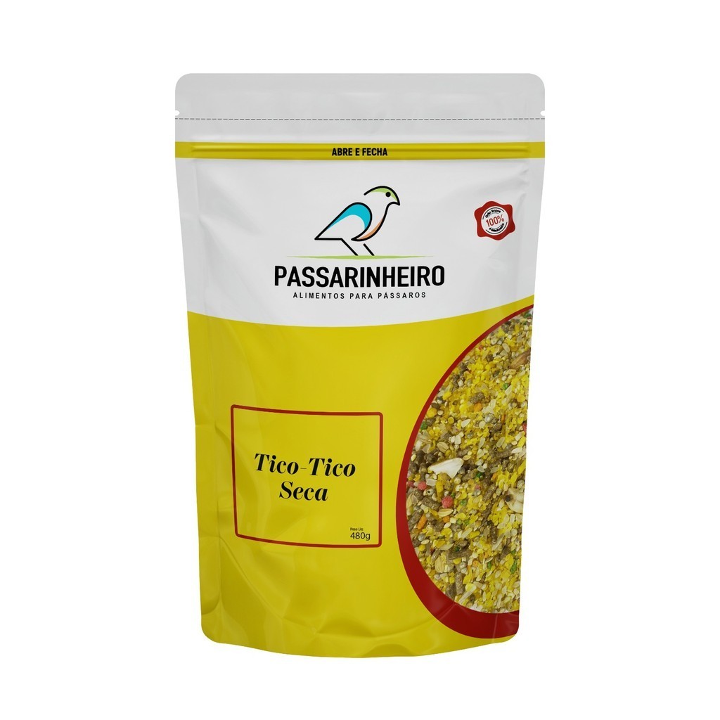 Ração para Tico Tico Seca Passarinheiro 480g
