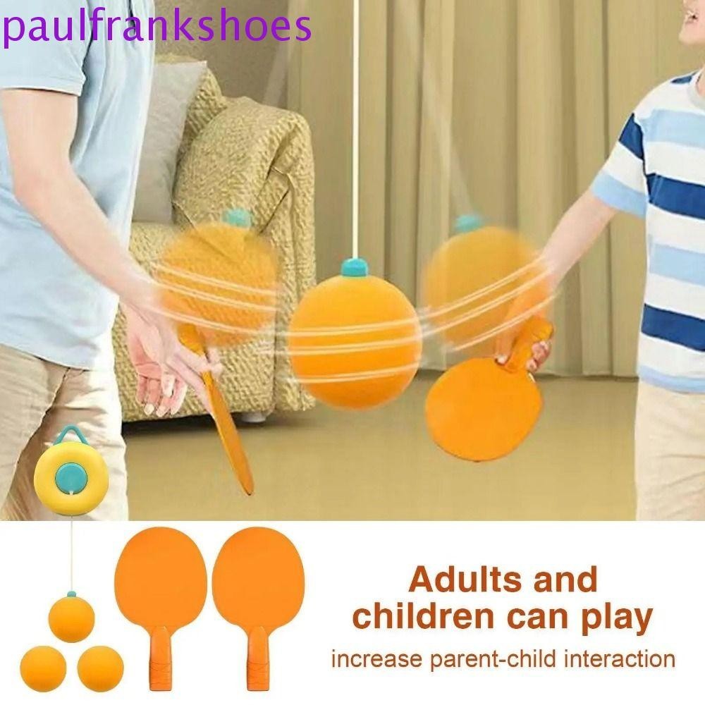 PAULFRANKSHOES Conjunto De Auto-Treinamento De Tênis De Mesa , Jogo De Ferramentas De Pendurado Interação Ajustável Portátil Treinador Indoor