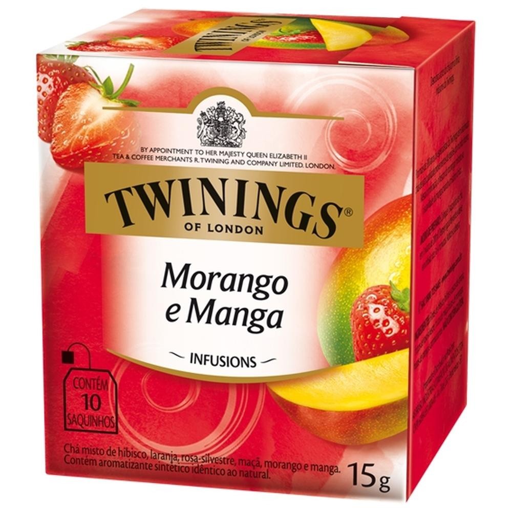 Chá De Infusão Twinings Morango E Manga 15G em Oferta na Shopee
