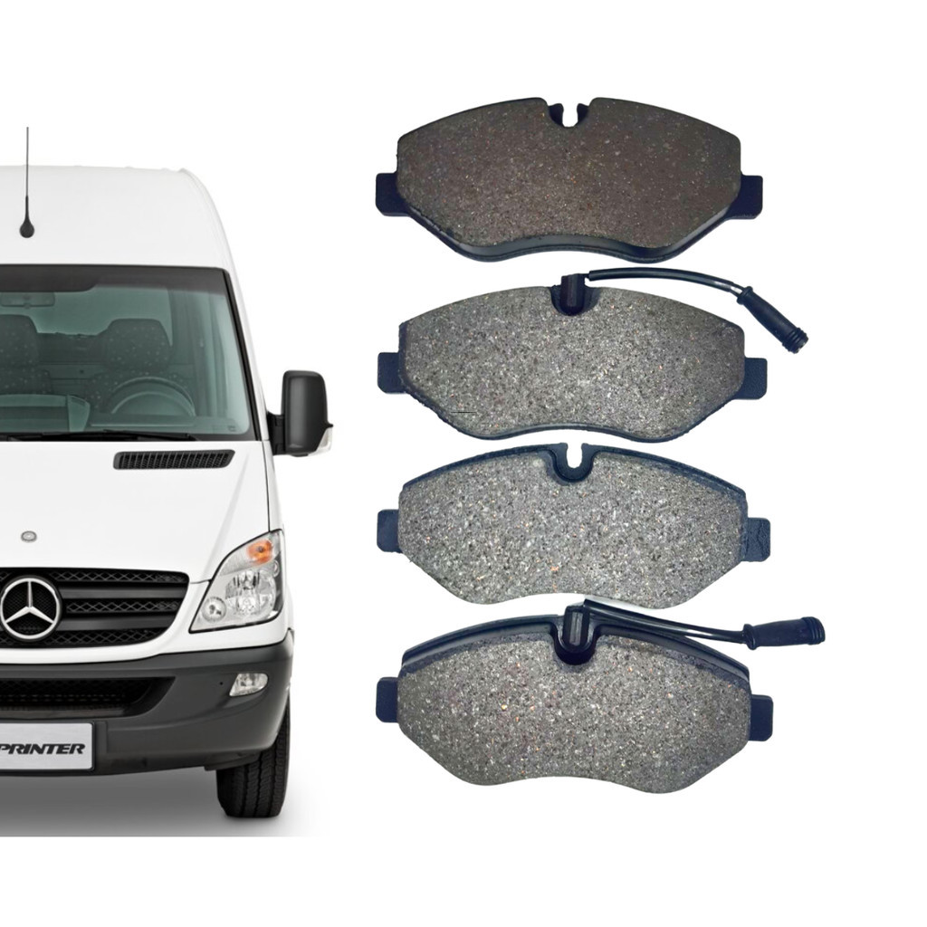 Pastilha de Freio Dianteiro Sprinter 415 2012 2013 2014 2015 2016 2017 2018 Com Sensor em Oferta na Shopee