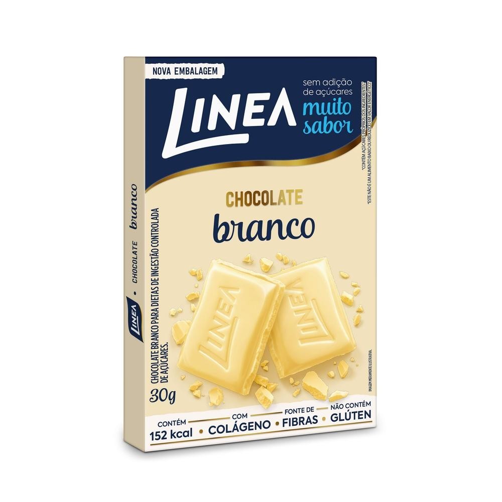 Chocolate Branco Diet Linea 15un 30G