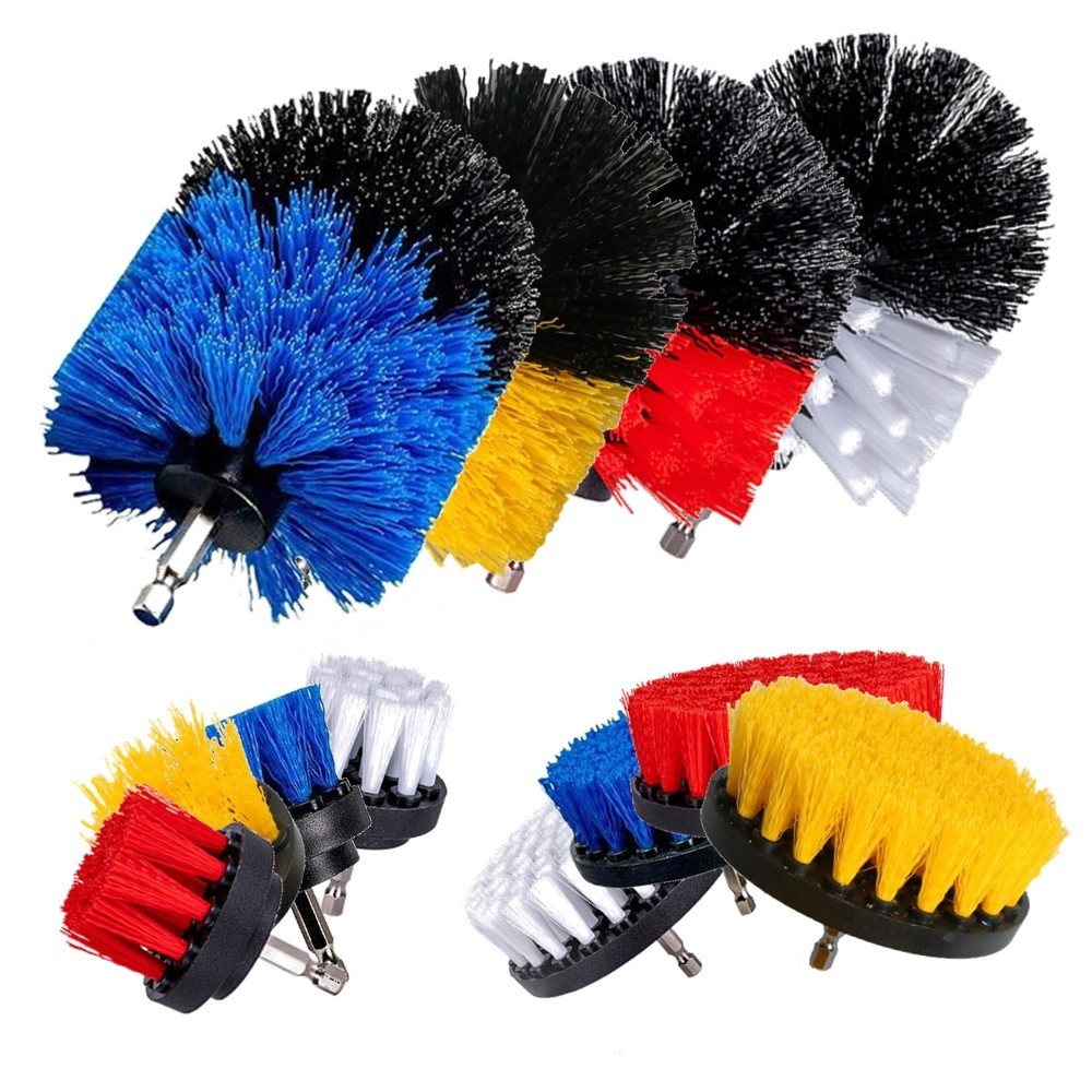 Kit 3 Escovas Furadeira Parafusadeira Produto Limpeza Pesada Doméstica Automotiva Karbox Oferta Especial Escolha Modelo