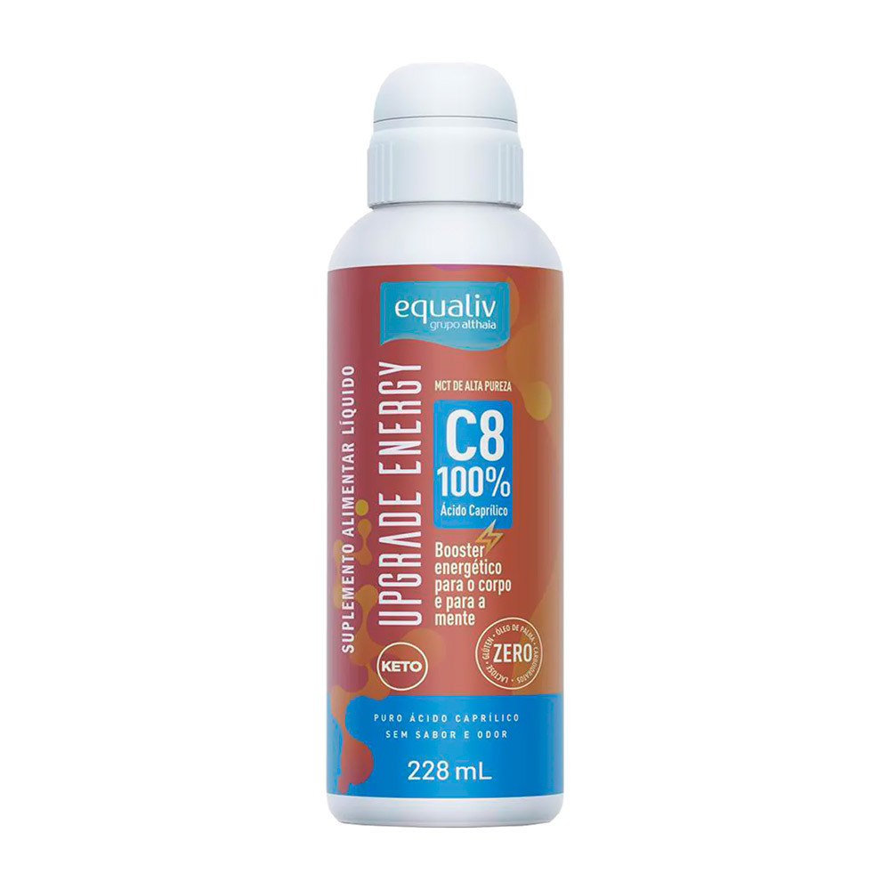 Suplemento Liquido TCM C8 Upgrade Energy 228ml Sem Sabor Equaliv